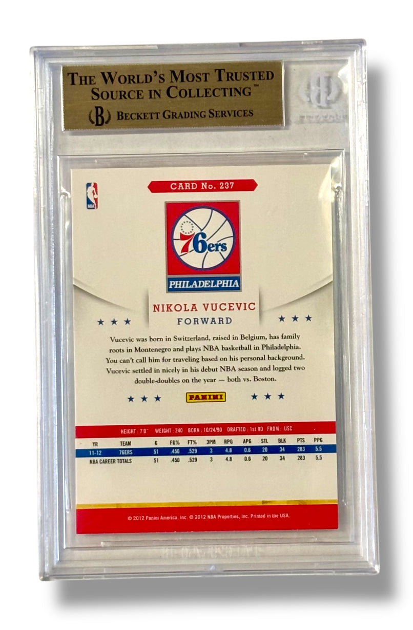 2012-13 NBA Hoops #237 Nikola Vucevic Rookie RC BGS 9.5 Gem Mint - 0013418793