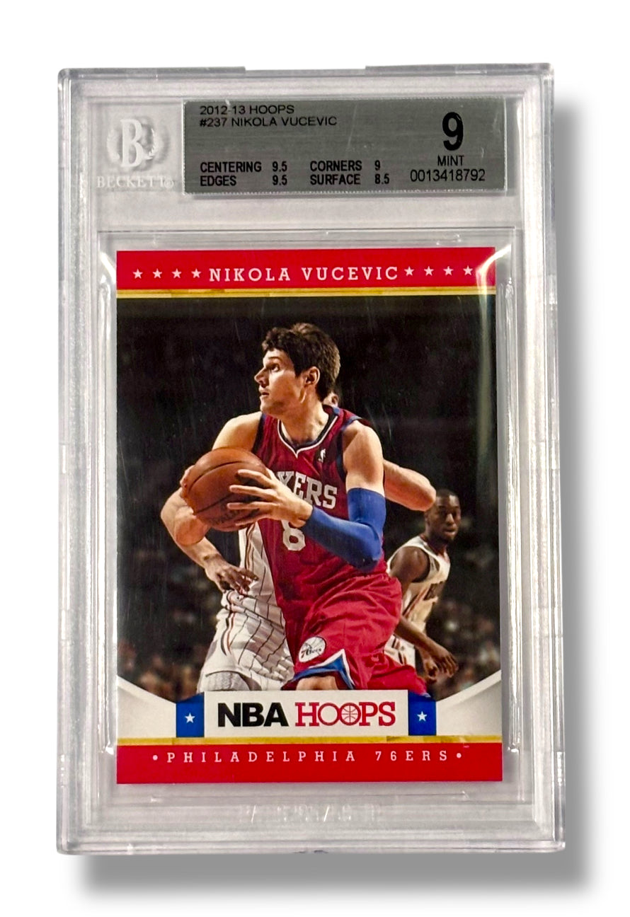 2012 NBA Hoops #237 Nikola Vucevic Rookie RC BGS 9 Mint - 0013418792