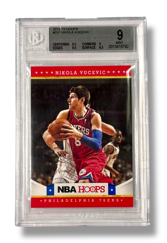 2012 NBA Hoops #237 Nikola Vucevic Rookie RC BGS 9 Mint - 0013418792