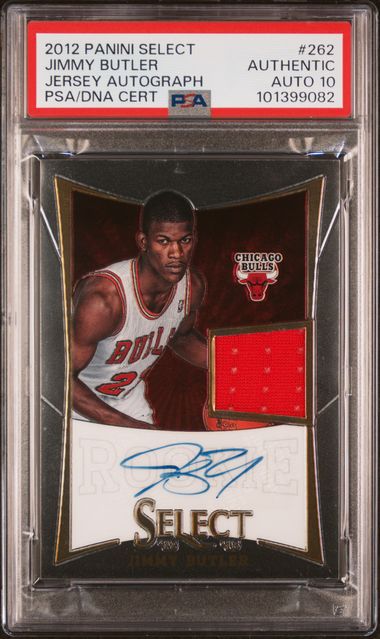 2012 Select Rookie Jimmy Butler Auto #262 Auth. PSA 10 - 101399082