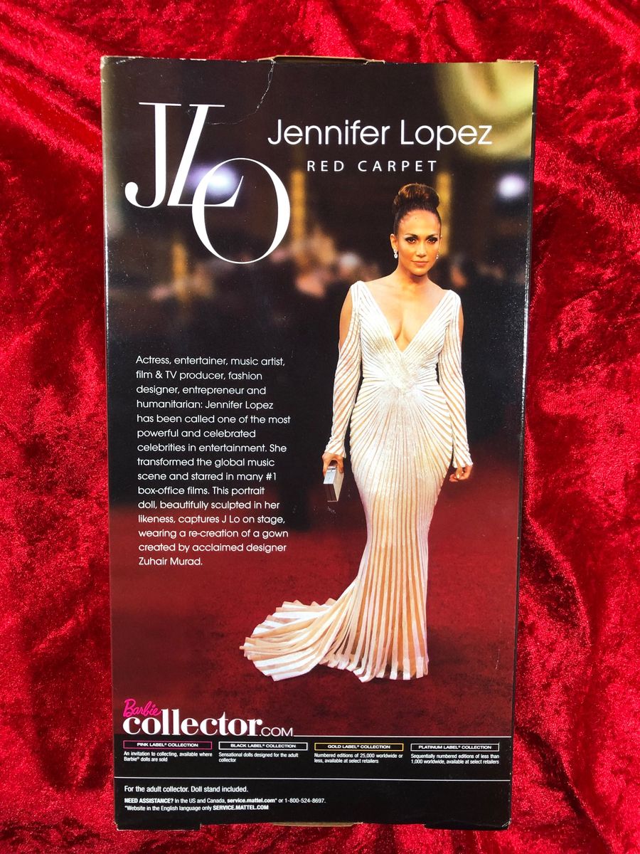 2013 Barbie Jennifer Lopez Red Carpet - X8287