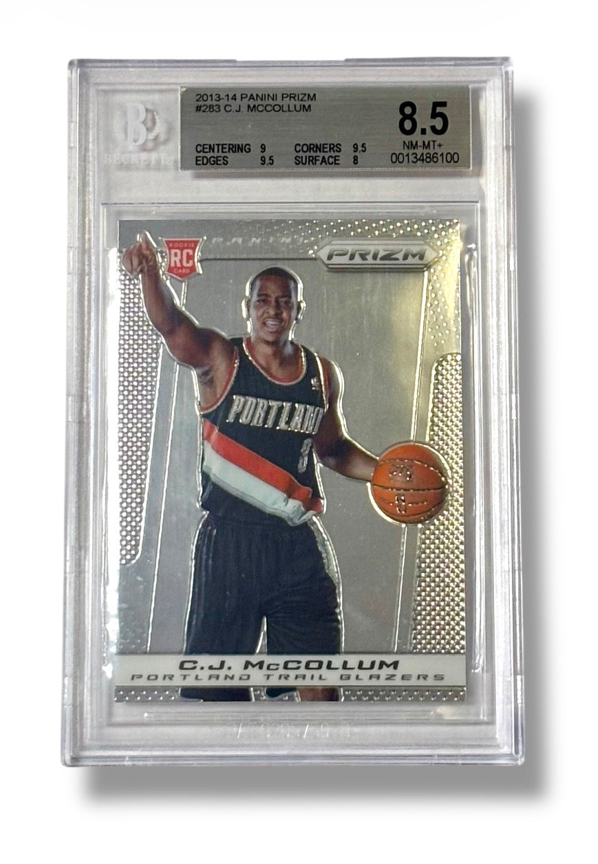 2013 Prizm #283 C.J. McCollum Rookie RC BGS 8.5 - 0013486100