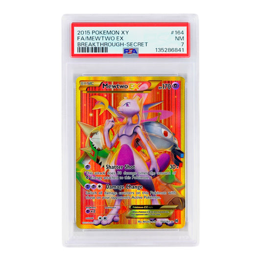 2015 Mewtwo EX #164 PSA 7