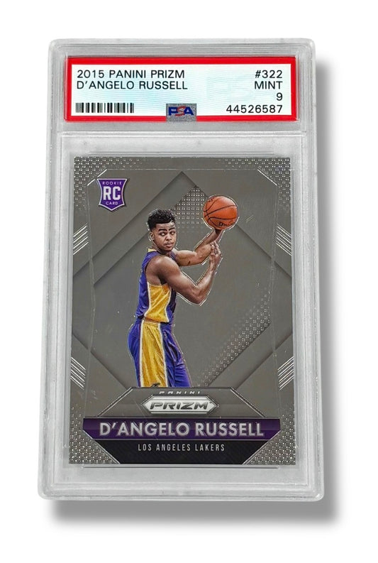2015 Prizm #322 D'Angelo Russell Rookie RC #322 PSA 9 - 44526587