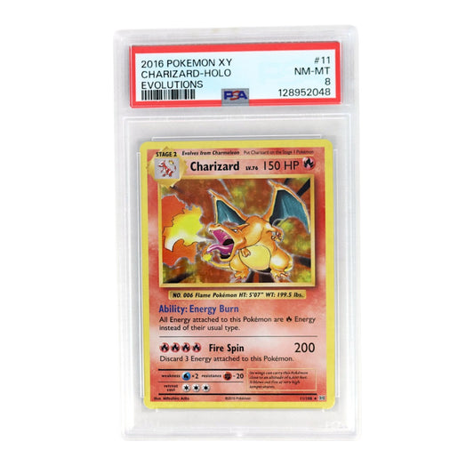2016 Charizard #11 PSA 8