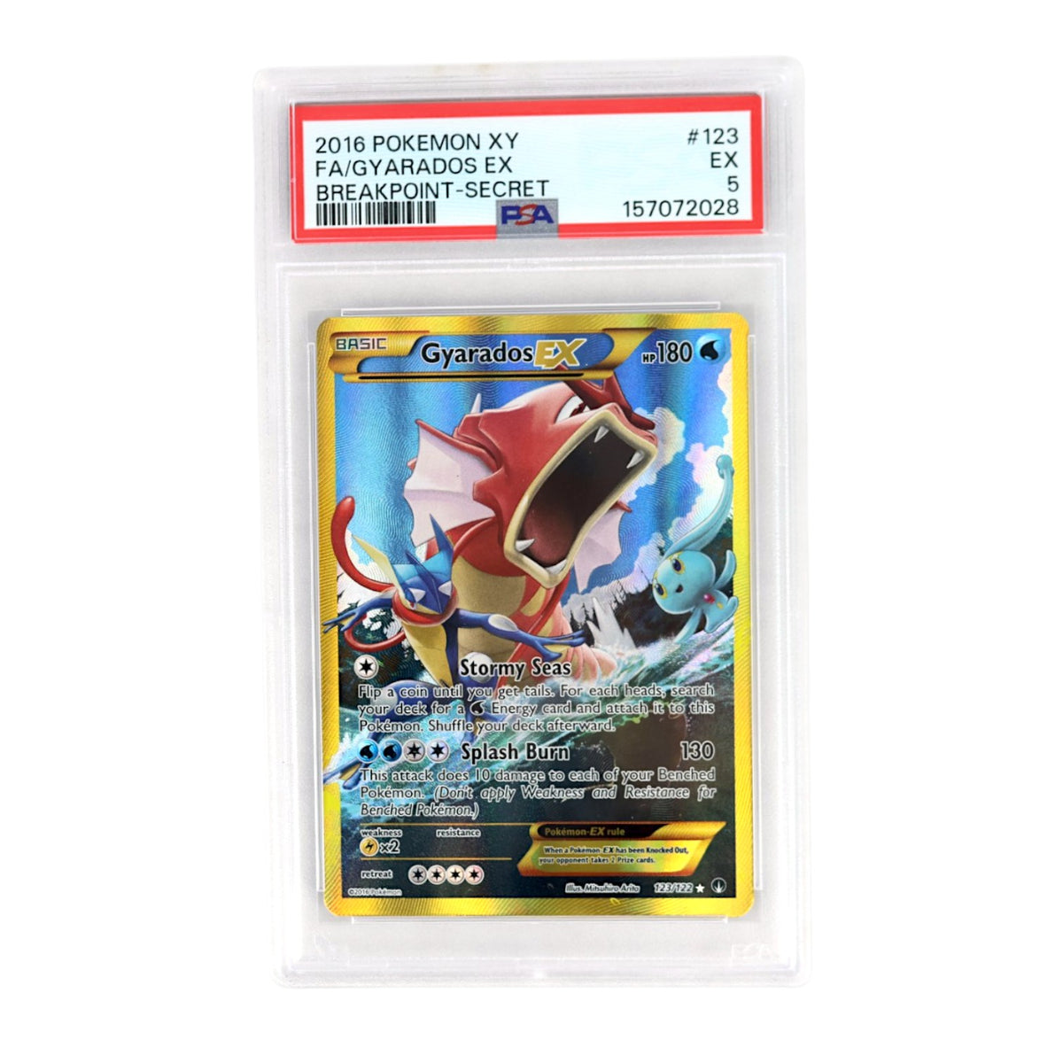 2016 Gyarados #123 PSA 5