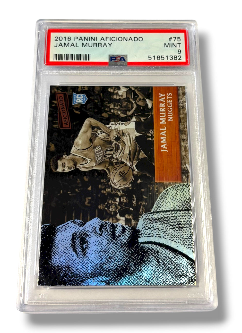 2016 Panini Aficionado Holo Jamal Murray #75 Rookie RC PSA 9 - 51651382