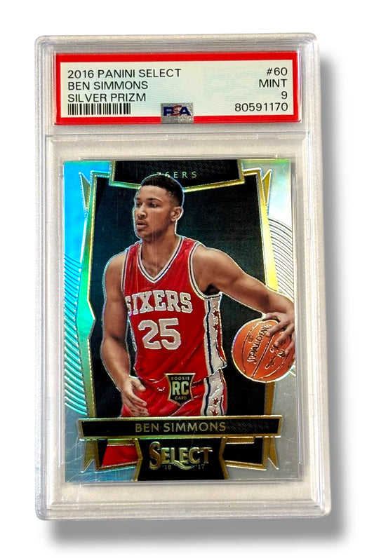 2016 Panini Select Silver #60 Ben Simmons Rookie RC PSA 9 - 80591170