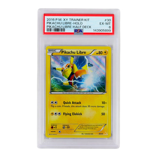 2016 Pikachu Libre #30 PSA 6
