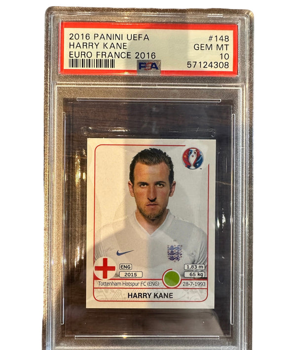 2016 UEFA Harry Kane Euro France PSA 10 #148 Card