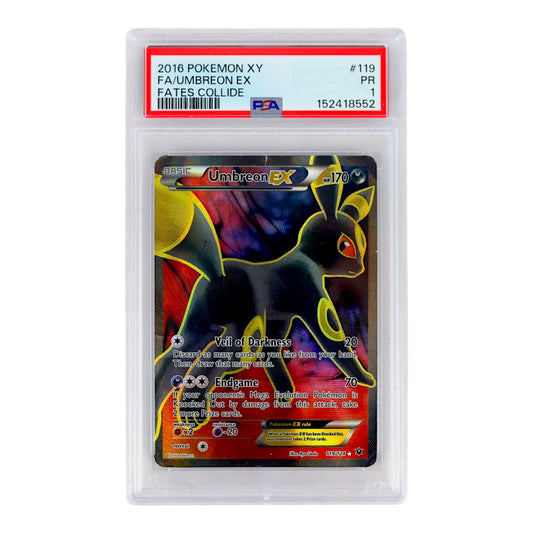 2016 Umbreon ex #119 PSA 1