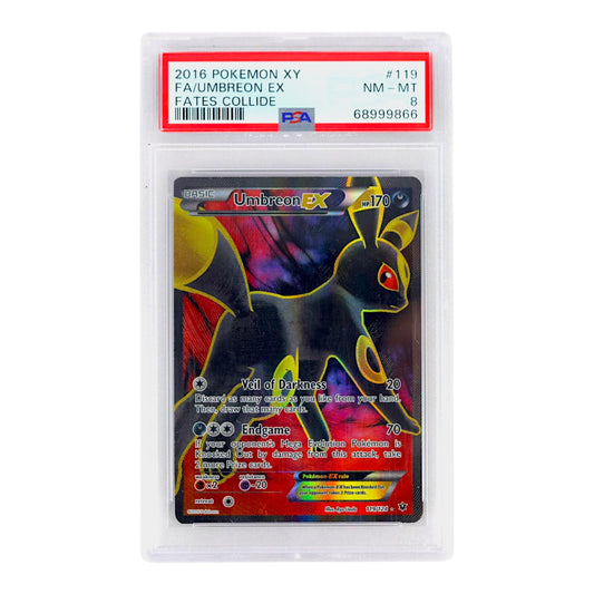 2016 Umbreon ex #119 PSA 8