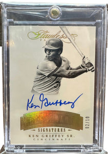 2017 Panini Ken Griffey Sr. Flawless Signed Card 2/10