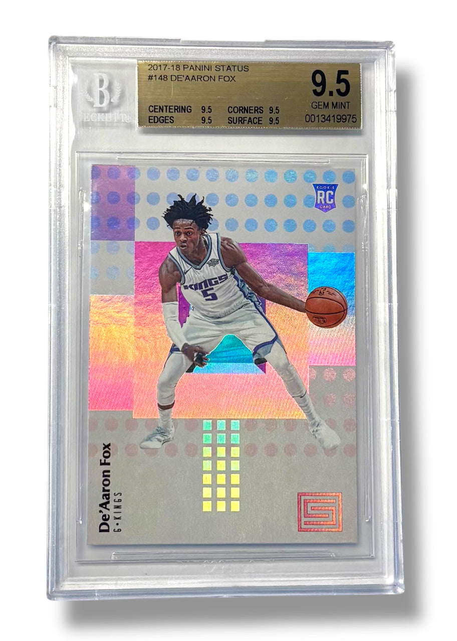 2017 Panini Status #148 De'Aaron Fox Rookie RC BGS 9.5 - 0013419975