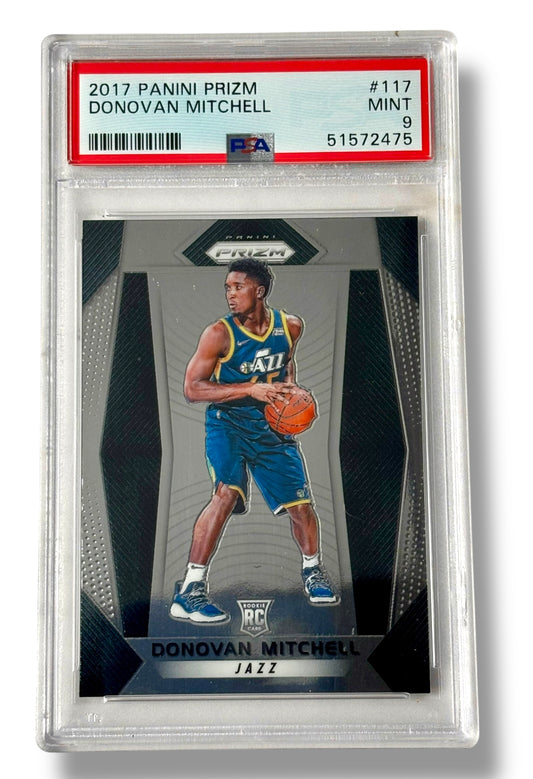 2017 Prizm #117 Donovan Mitchell Rookie RC PSA 9 - 51572475
