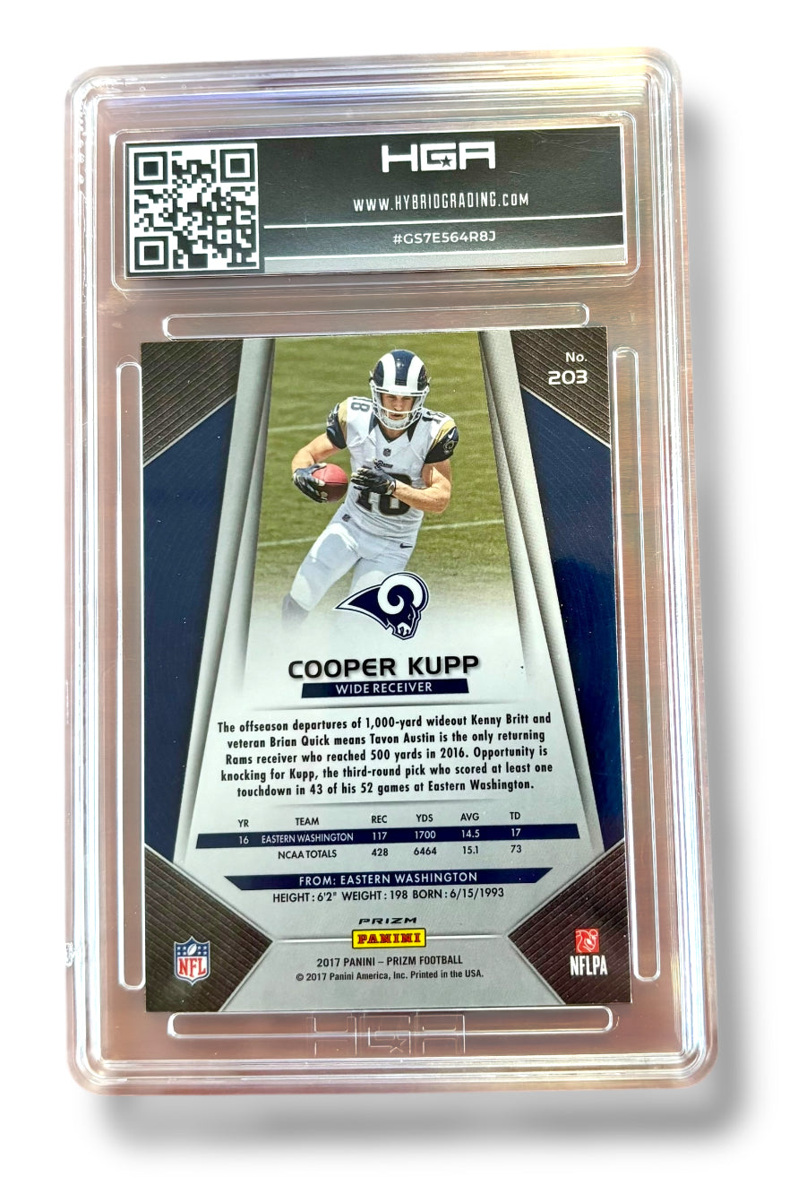 2017 Prizm Silver #203 Cooper Kupp Rookie RC HGA 9.5 Pop 3! - #GS7E564R8J