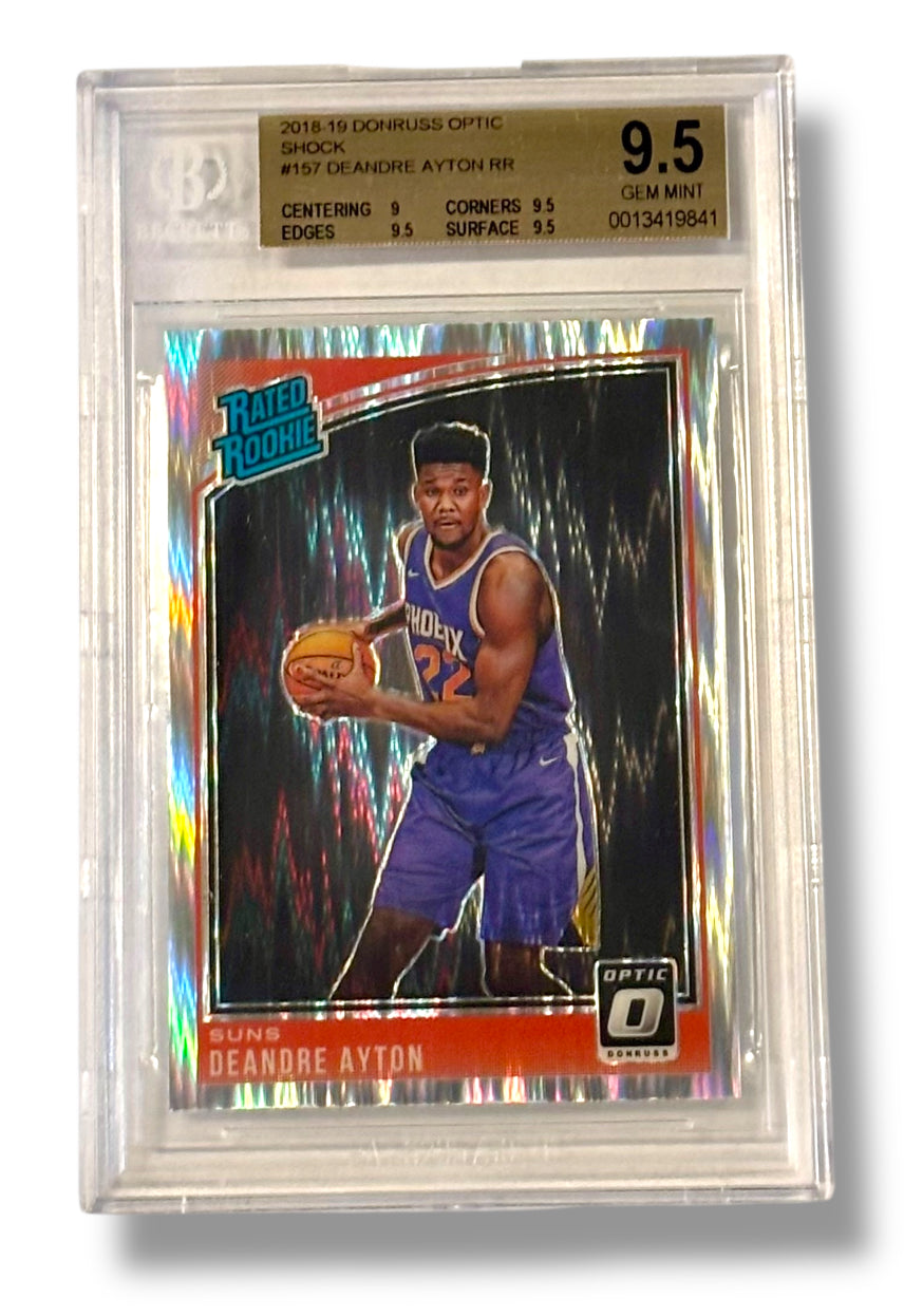 2018-19 Donruss Optic Shock #157 RR DeAndre Ayton RC BGS 9.5 - 0013419841