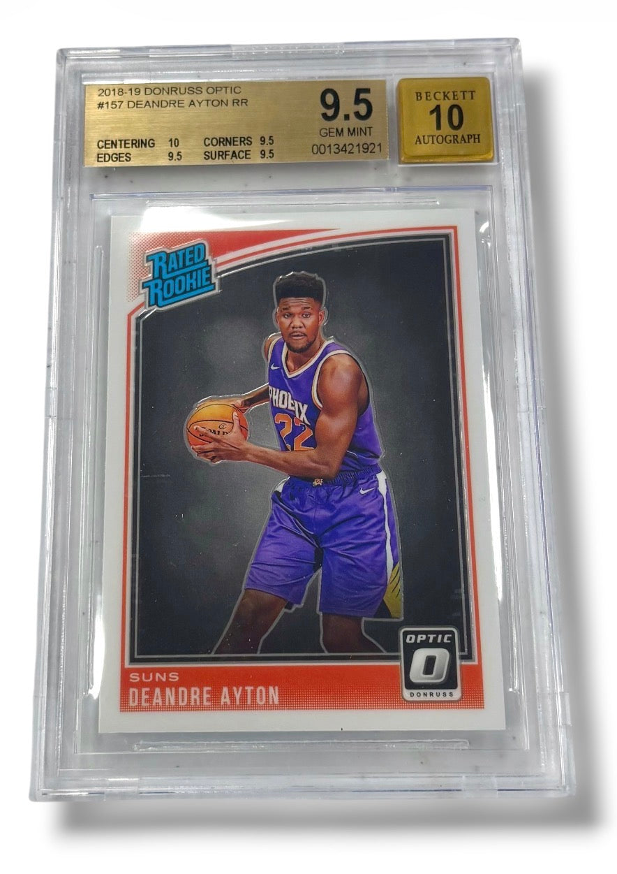 2018 Donruss Optic #157 DeAndre Ayton RC Rookie BGS 9.5 - 0013421921