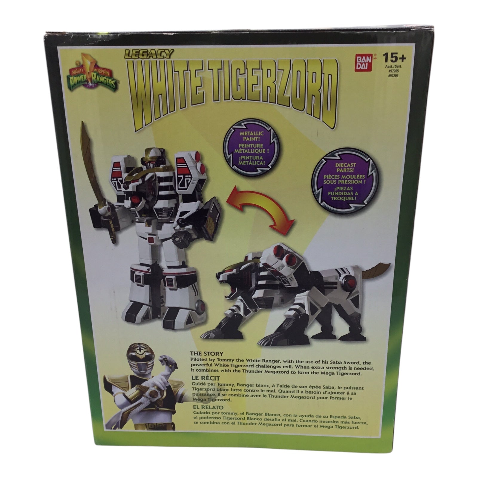 2018 Power Rangers Legacy White Tigerzord Figure