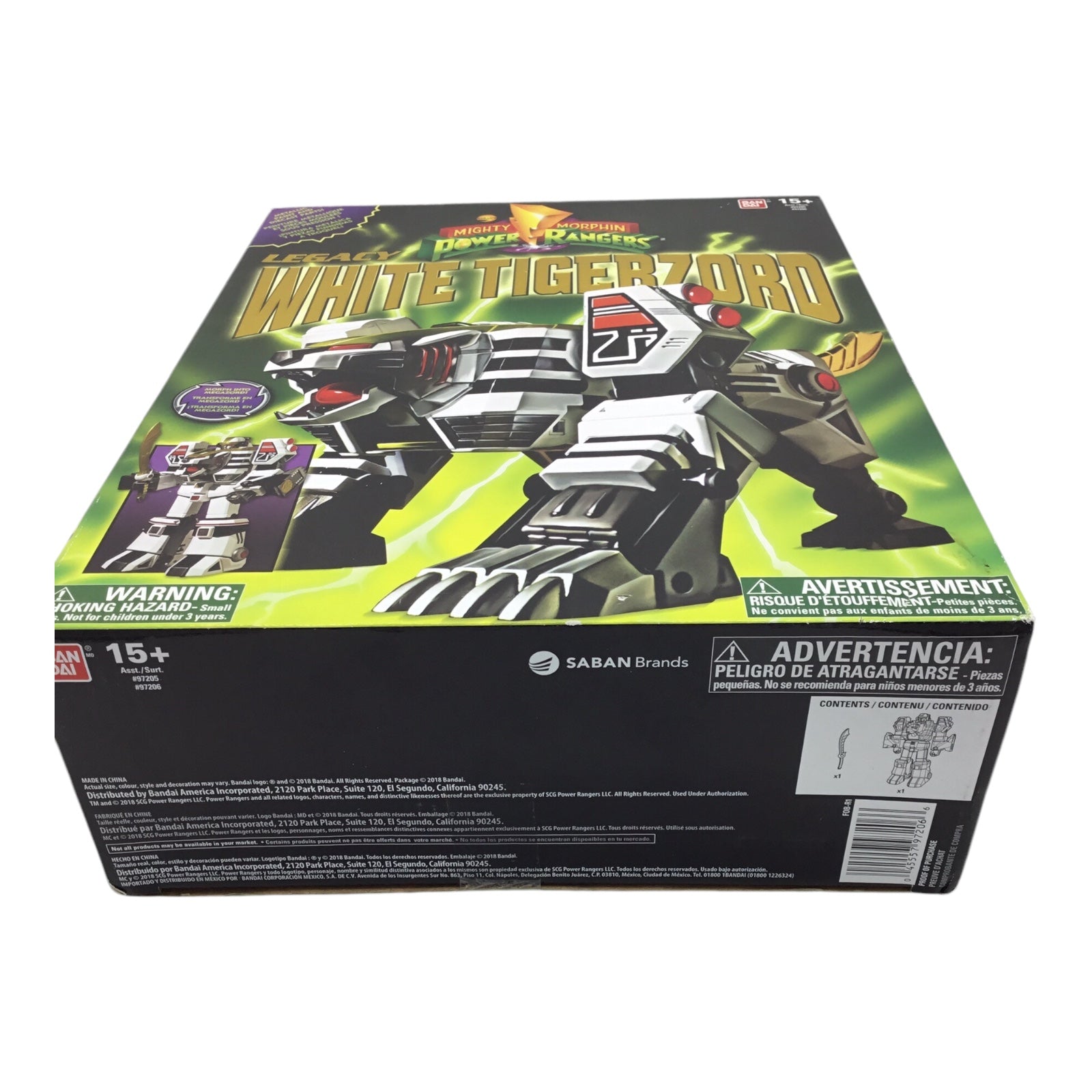 2018 Power Rangers Legacy White Tigerzord Figure
