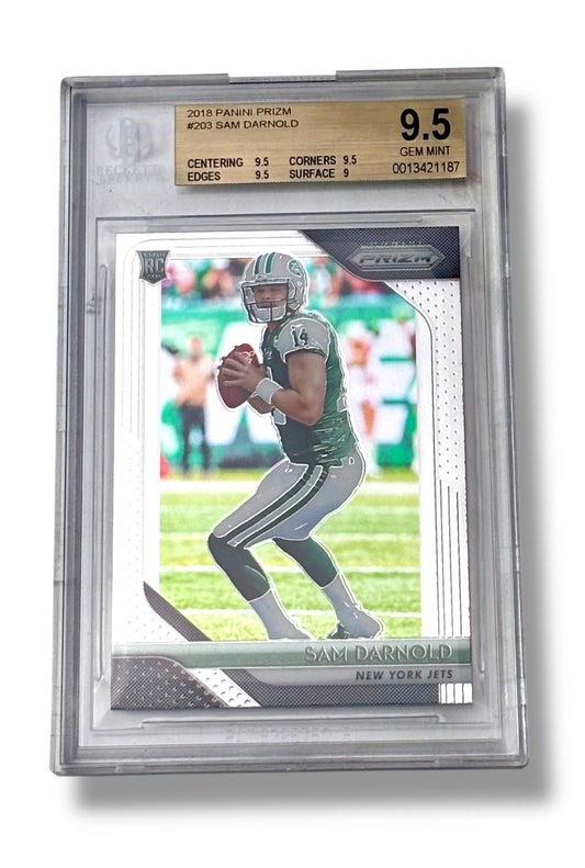 2018 Prizm #203 Sam Darnold Rookie RC BGS 9.5 - 0013421187
