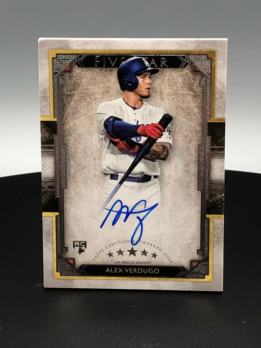 2018 Topps Five Star Autographs #FSAAV Alex Verdugo RC