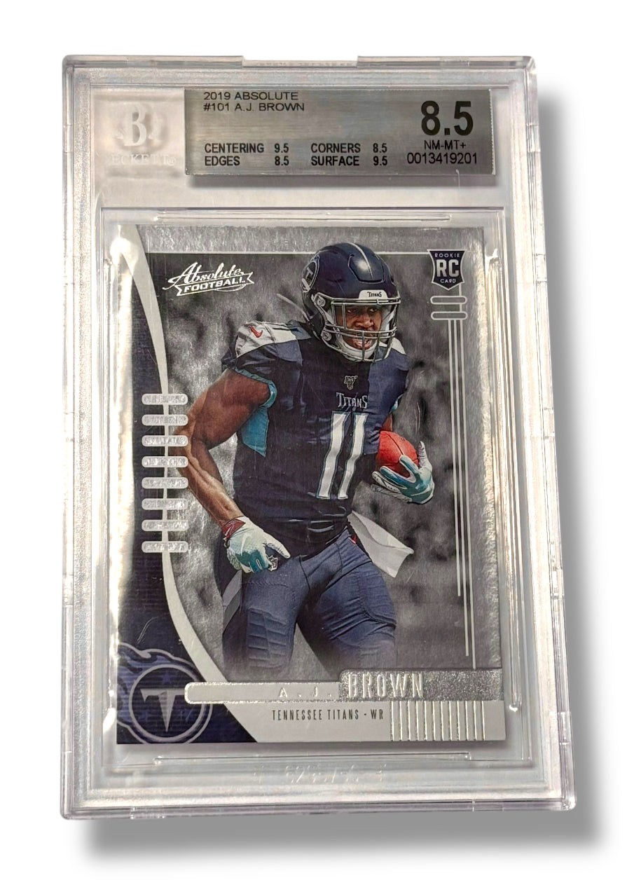 2019 Absolute #101 AJ Brown Rookie RC BGS 8.5 - 0013419201