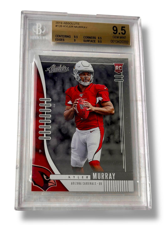 2019 Absolute #126 Kyler Murray Rookie RC BGS 9.5 Gem Mint - 0013420202