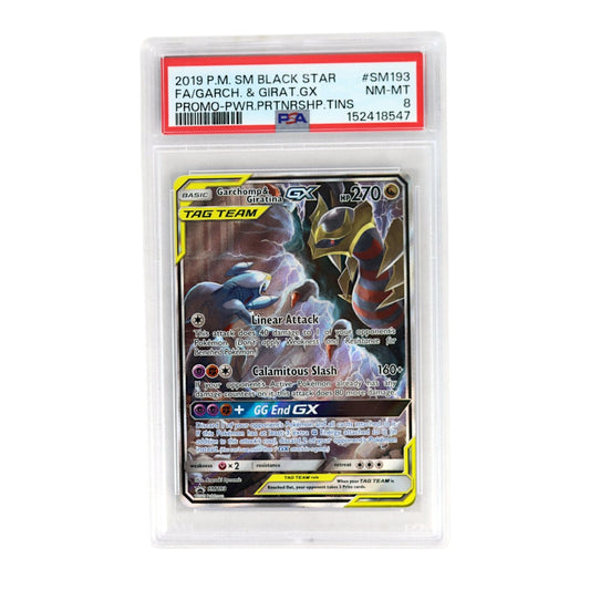2019 Garchomp & Giratina GX #SM193 PSA 8