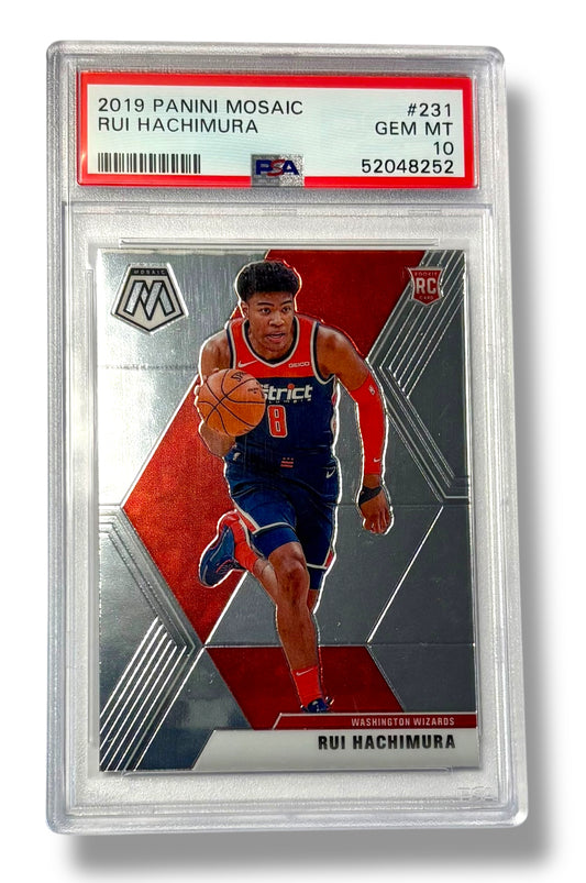 2019 Mosaic #231 Rui Hachimura Rookie RC PSA 10 - 52048252