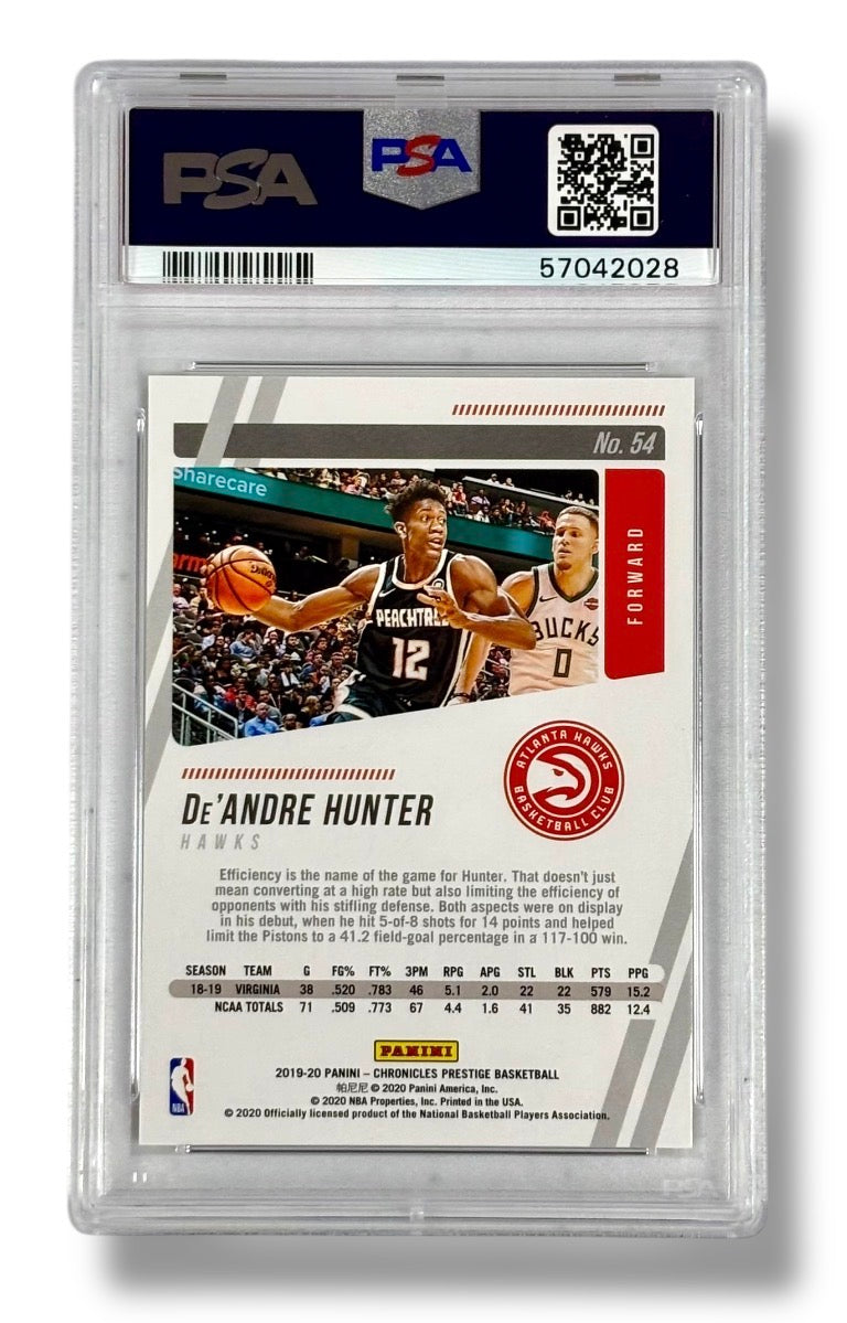 2019 Panini Chronicles #54 De'Andre Hunter Rookie RC PSA 9 - 57042028