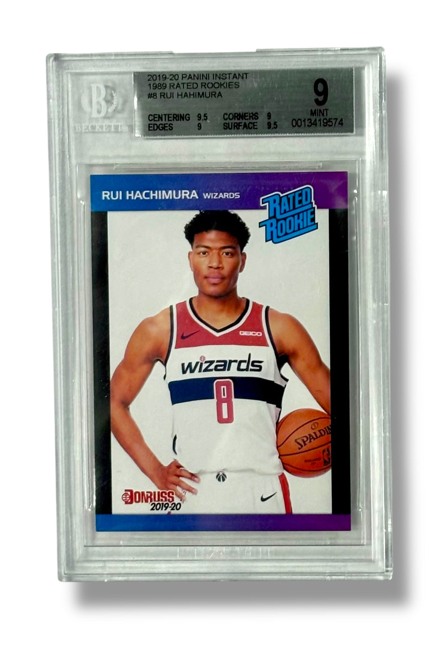2019 Panini Instant 1989 Rookies /3431 Rui Hachimura RC BGS 9 - 0013419574