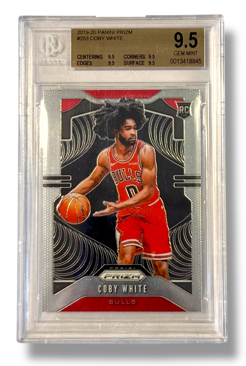 2019 Panini Prizm #253 Rookie RC Coby White BGS 9.5 - 0013418845