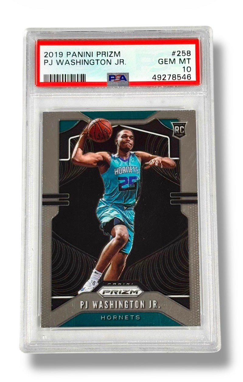 2019 Panini Prizm #258 PJ Washington Jr. Rookie RC PSA 10 - 49278546