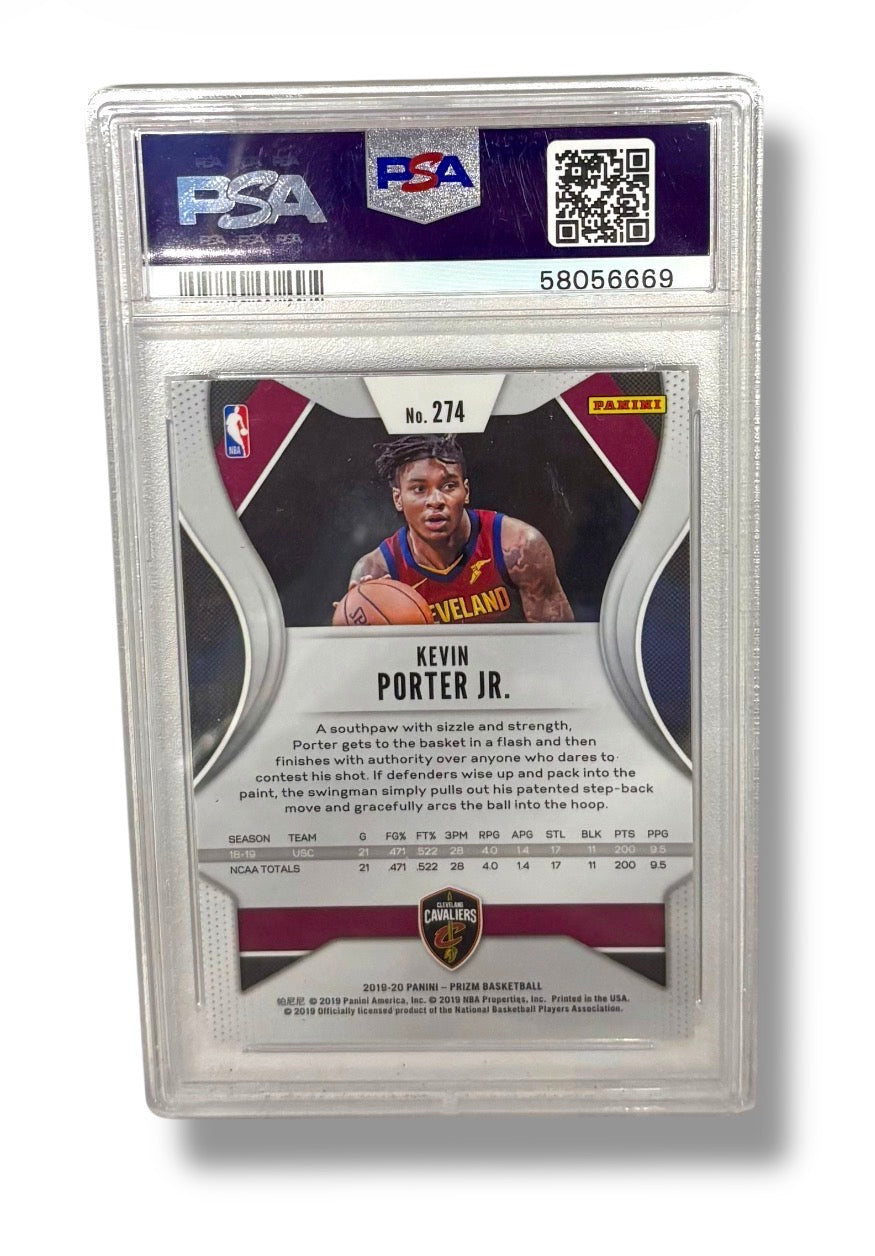 2019 Prizm #274 Kevin Porter Jr Rookie RC PSA 10 - 58056669