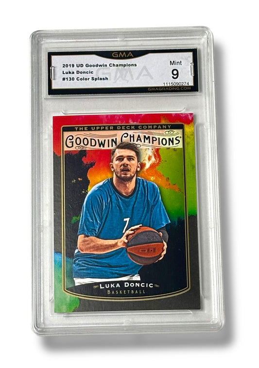 2019 UD Goodwin Champions Color Splash Luka Doncic RC GMA 9 - 1115090274