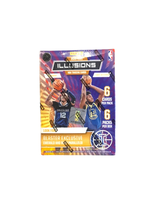 2020-21 Illusions NBA Basketball Card Blaster Box 6 packs 6 cards per pack