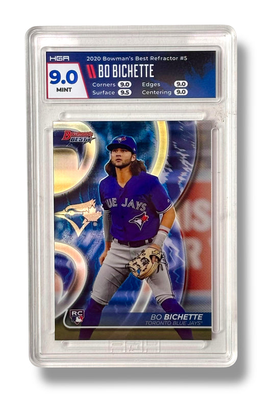 2020 Bowman's Best Refractor #5 Bo Bichette Rookie RC HGA 9 - #RQ6BTVNBFU