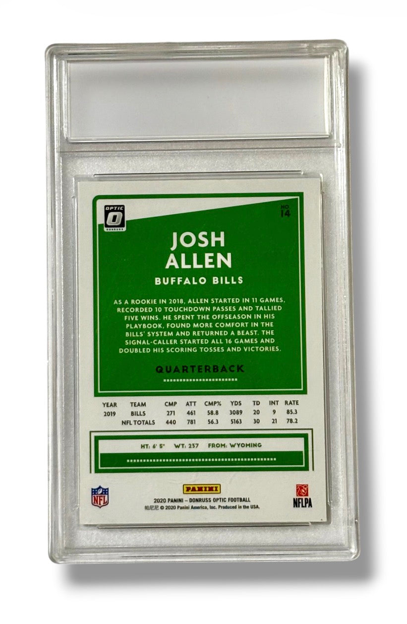 2020 Donruss Optic #14 Josh Allen BMG 10 Gem Mint