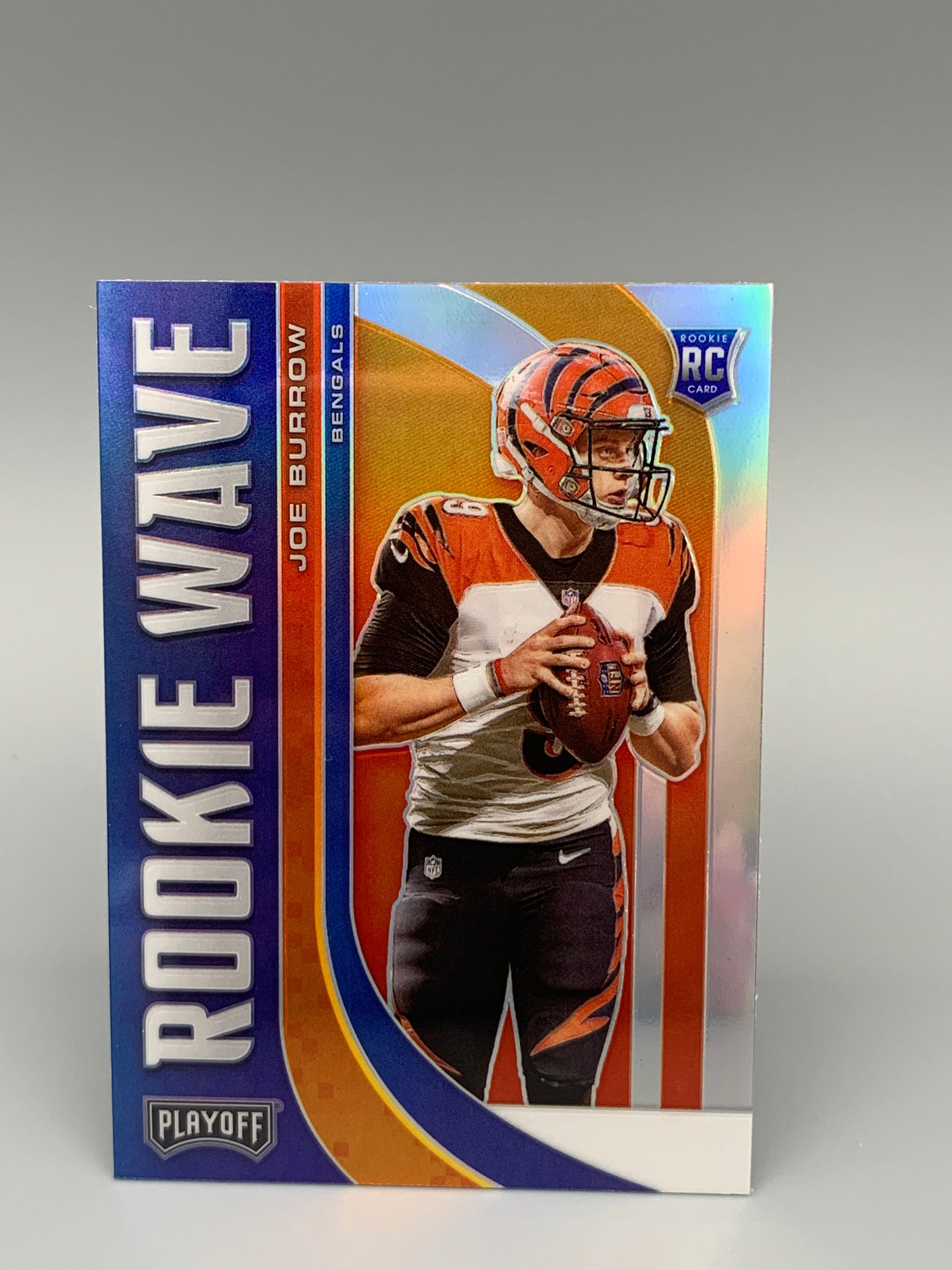 2020 Joe Burrow Rookie Wave Prizm Panini Card