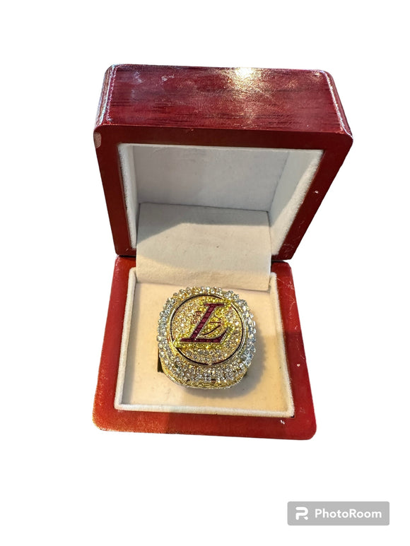 2020 LA Lakers Lebron James World Championship Replica Ring In Box â Collectors Crossroads