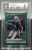 2020 Panini Donruss Optic Henry Ruggs III Prizm Green Velocity RR BGS 9 RC #158