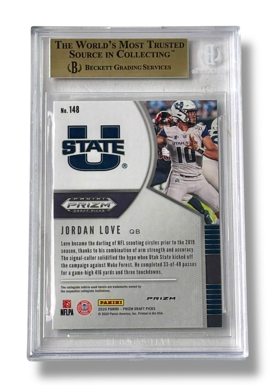 2020 Prizm Draft Picks Prizms Silver Jordan RC BGS 9.5 True Gem Mint - 0013492892