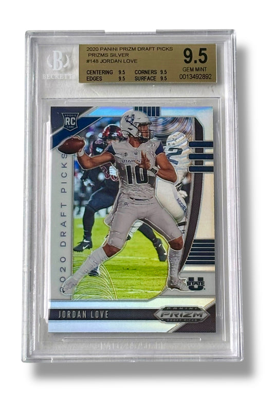 2020 Prizm Draft Picks Prizms Silver Jordan RC BGS 9.5 True Gem Mint - 0013492892