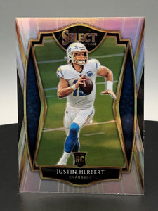 2020 Prizm Select Silver #144 Justin Herbert Rookie RC