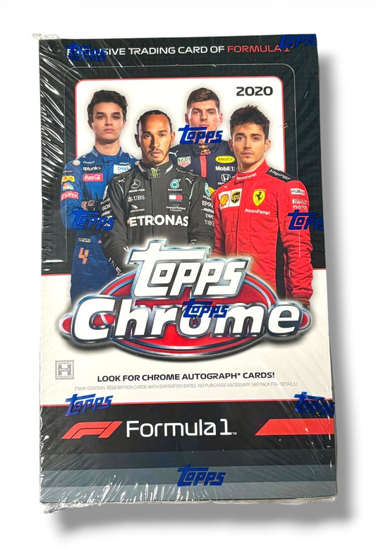2020 Topps Chrome Formula 1 Racing Factory Sealed Hobby Box
