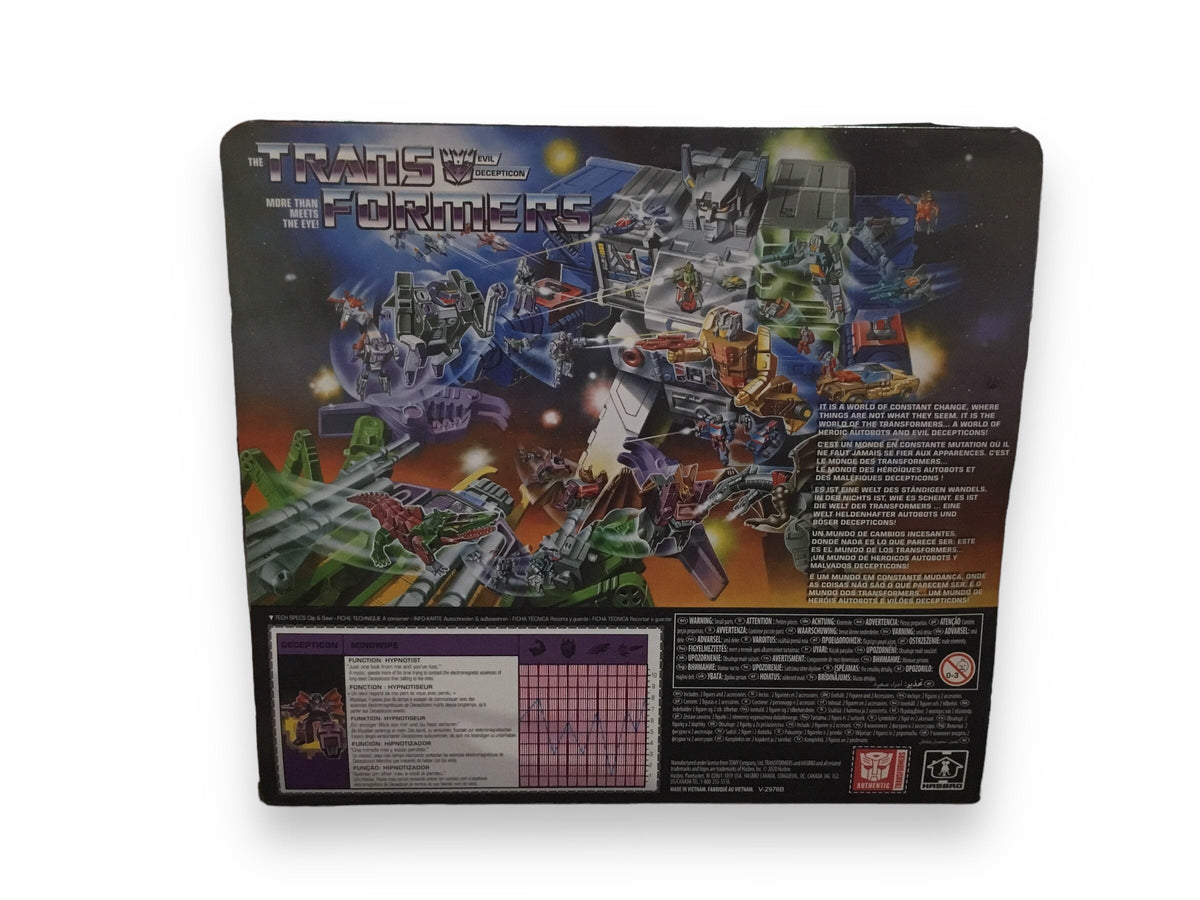 2020 Transformers Retro Reissue Headmaster Mindwipe & Vorath Hasbro ...