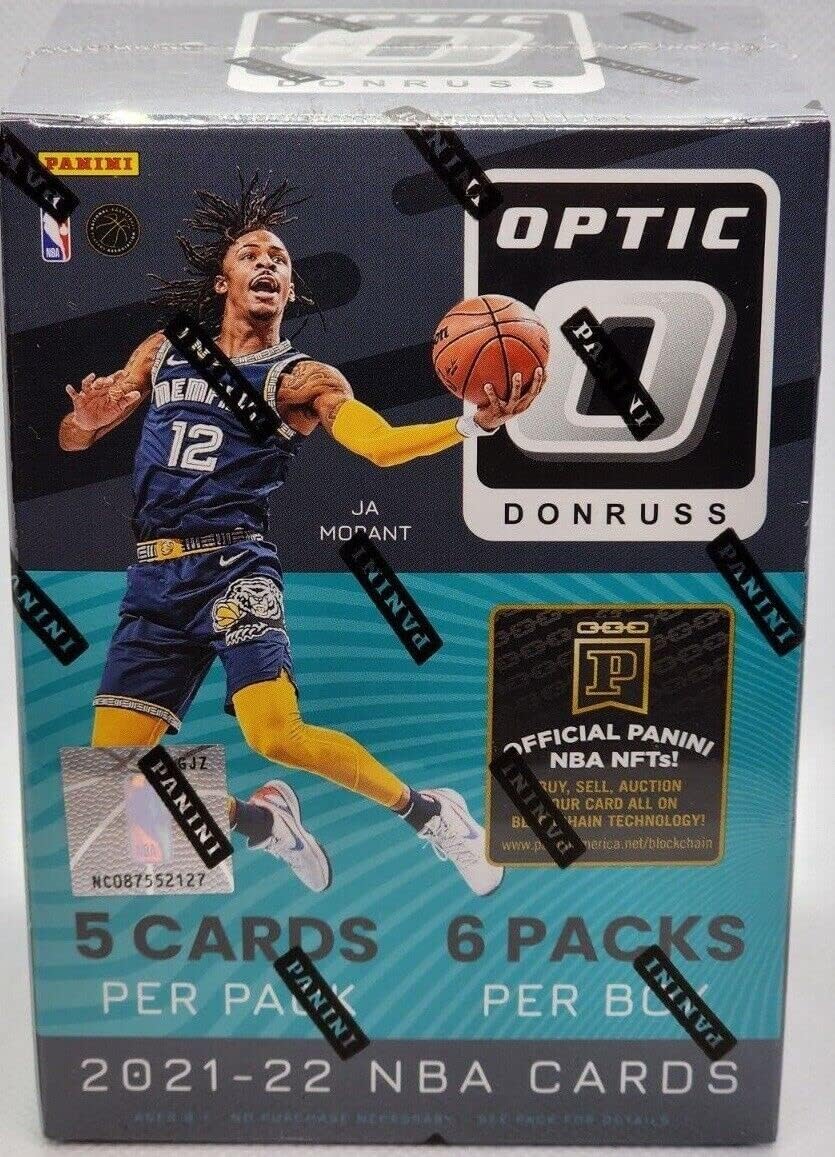 2021-22 Optic Basketball Blaster Box 6 Packs 5 Cards Per Pack find 7 inserts of Prizm Parallels