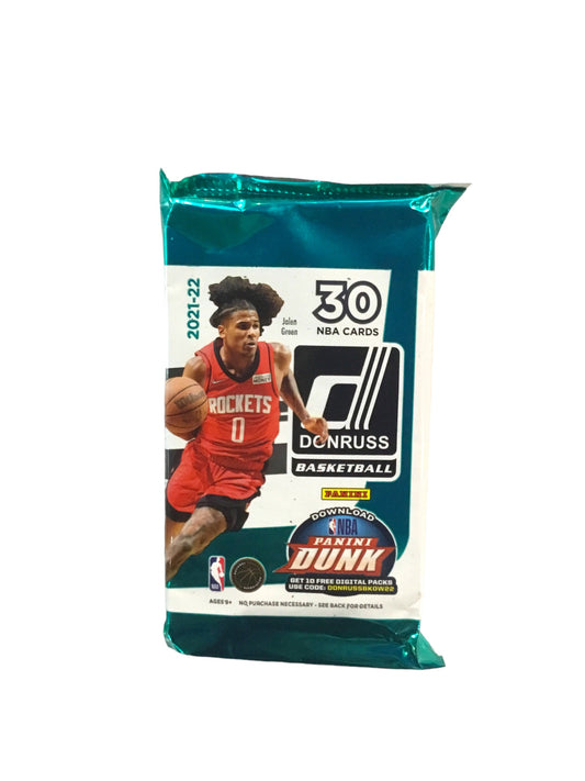 2021-22 Panini Donruss Basketball Hobby Pack 30 Cards Per Pack 1 Auto And 1 Memorabilia On Average Per Box Per Box