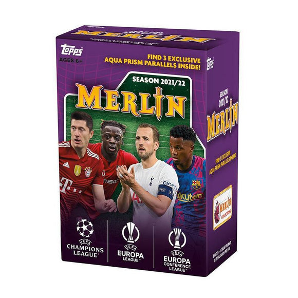2021-22 Topps Merlin Soccer Blaster Box